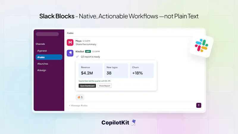 CopilotKit Channels SDK screenshot 5