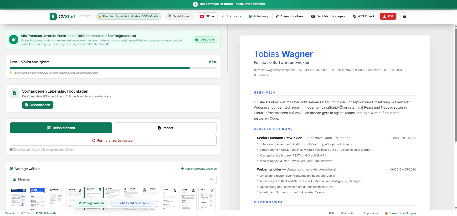CVStart.ch gallery image