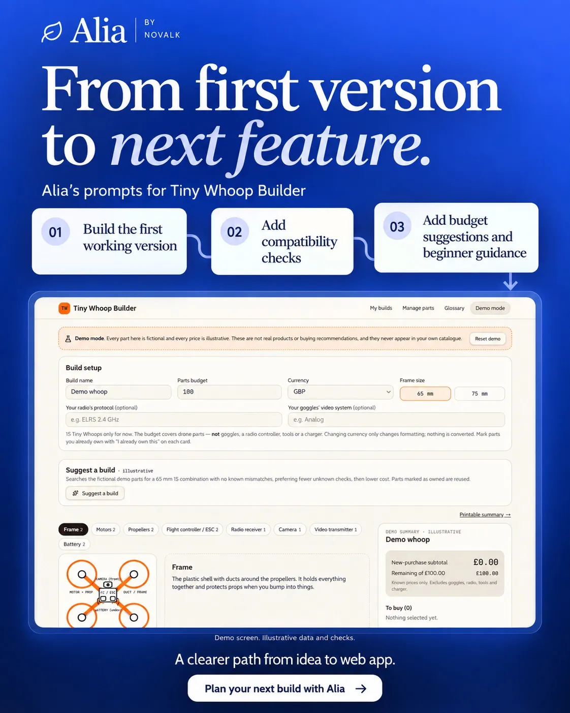 Alia, A breakthrough in Vibe Coding gallery image