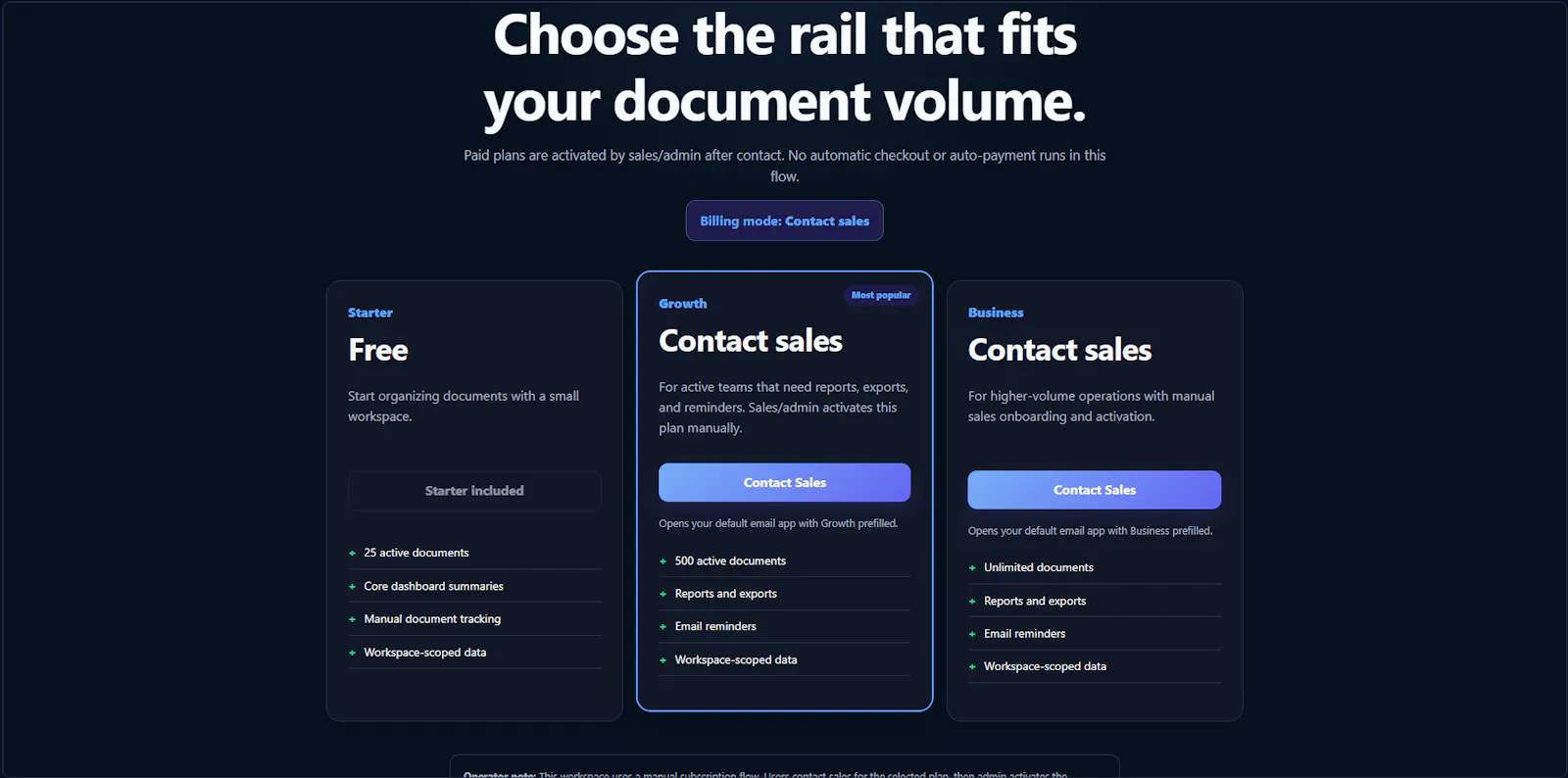 Ledgerail screenshot 2