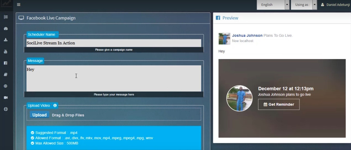 Soci Live Stream gallery image