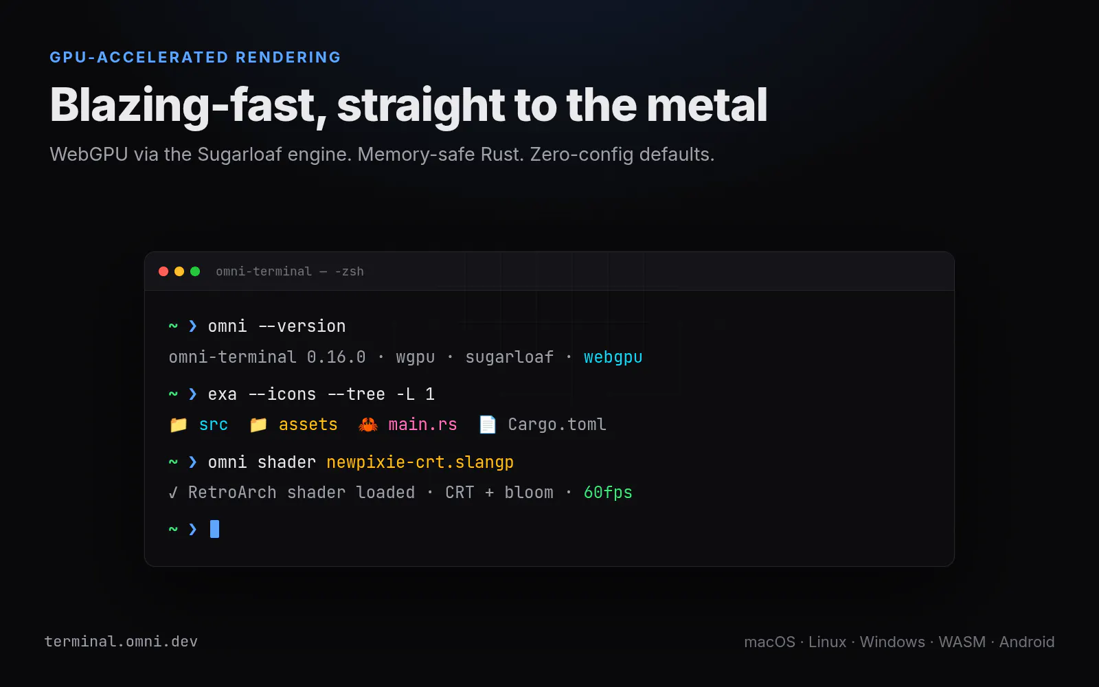 Omni Terminal screenshot 5