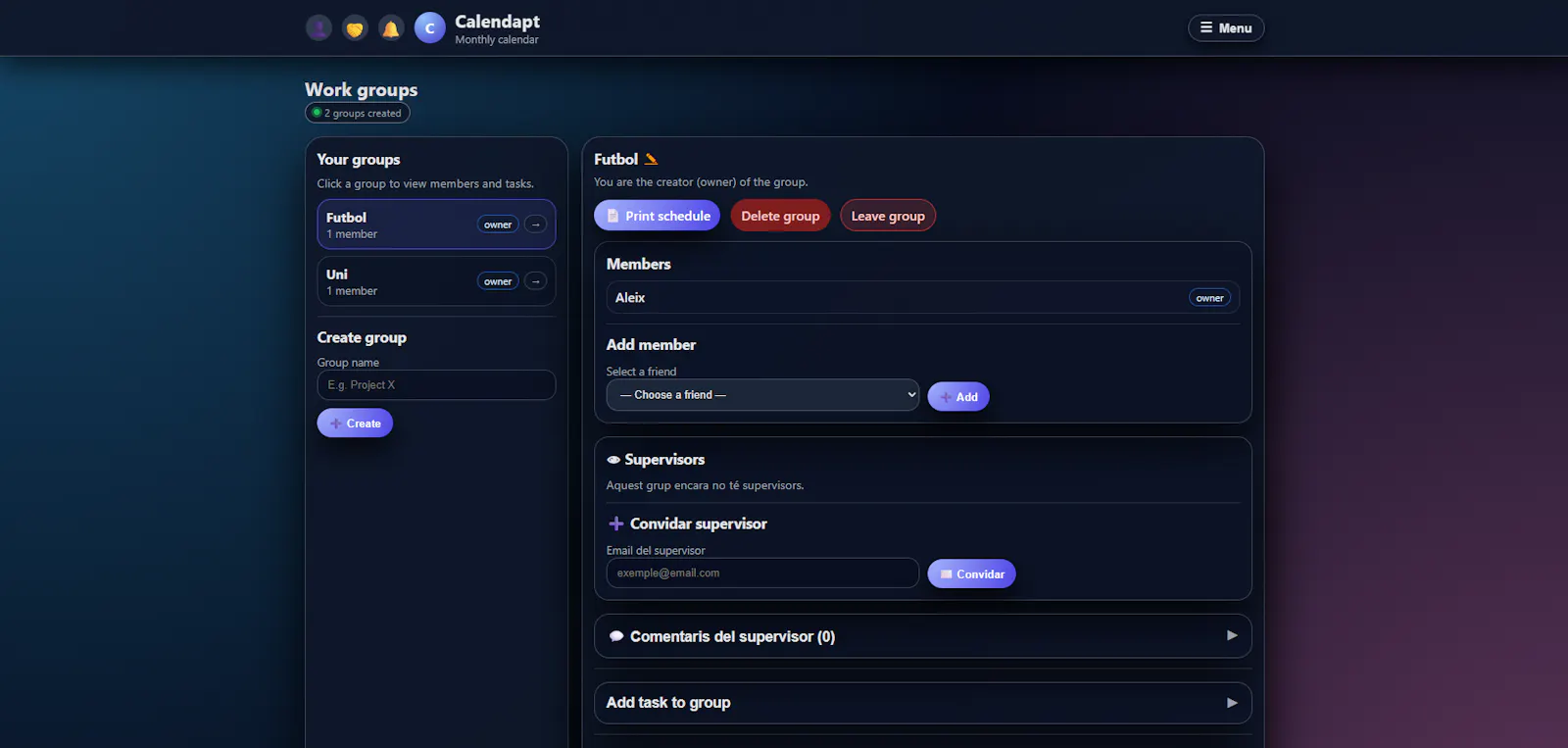 Calendapt screenshot 6