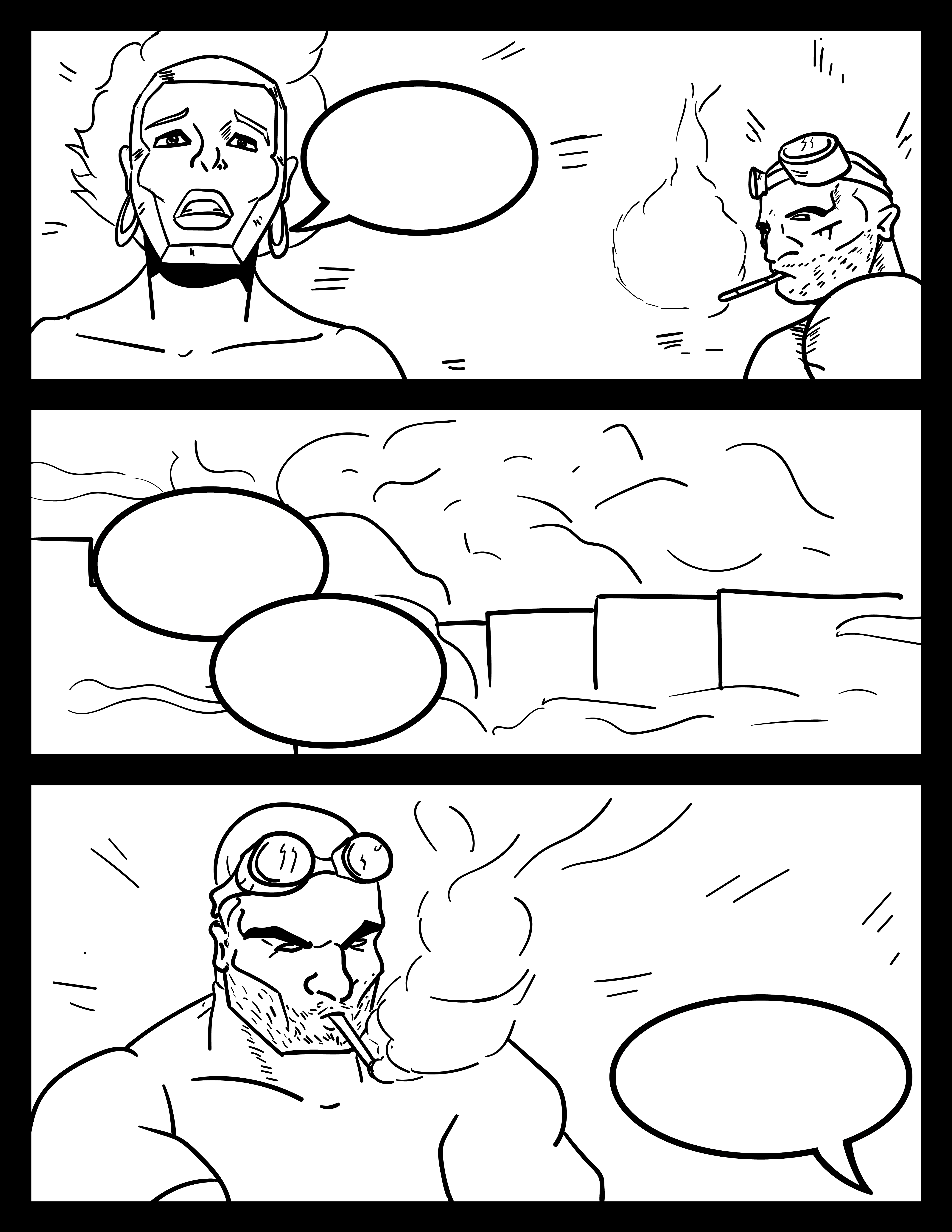 Comics-Inspired Adult Coloring Book gallery image