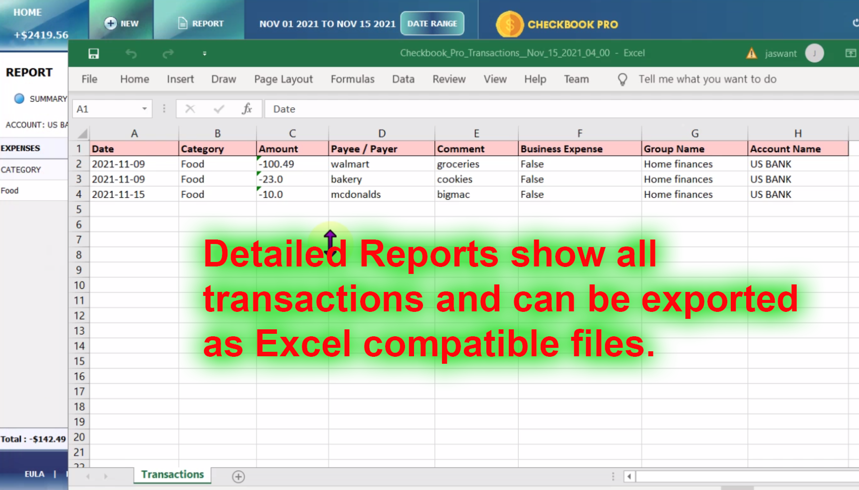 Checkbook Pro media 8