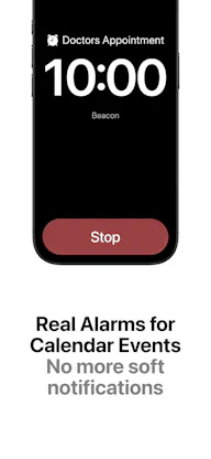 Beacon (iOS): Real Alarm Reminders