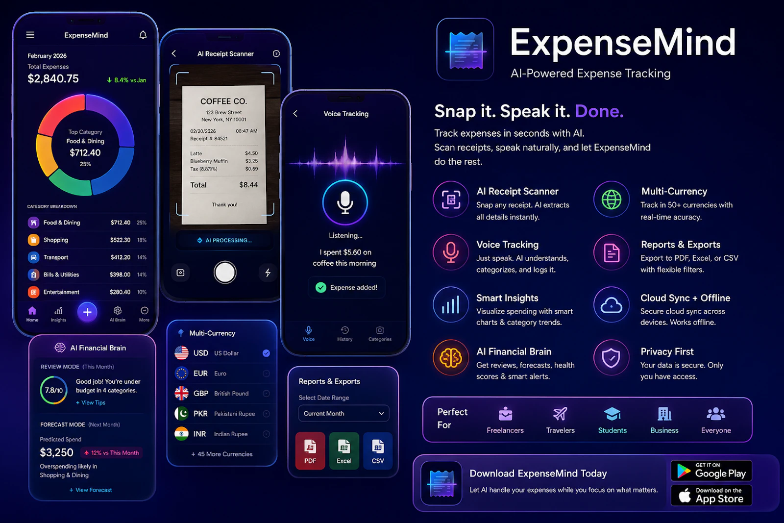 ExpenseMind screenshot 2