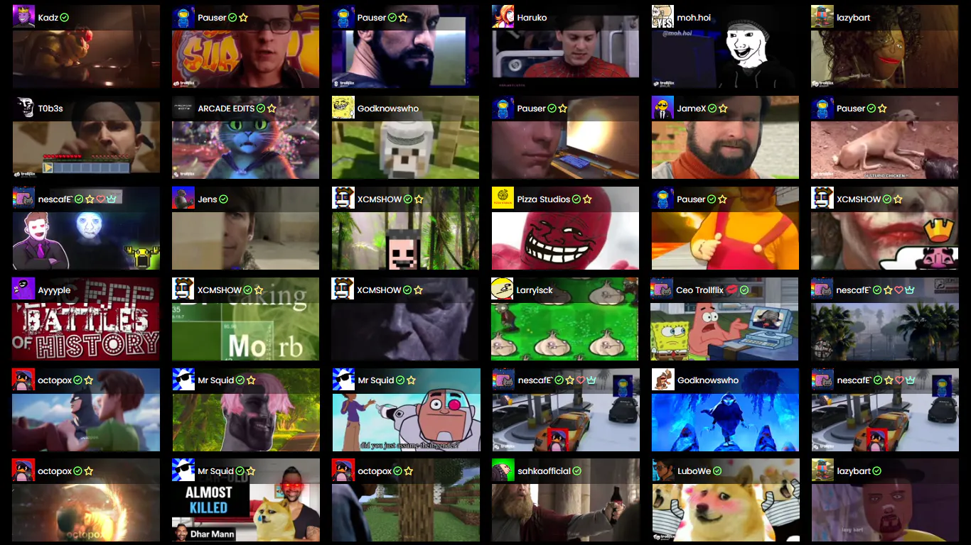 Trollflix - Social media platform gallery image