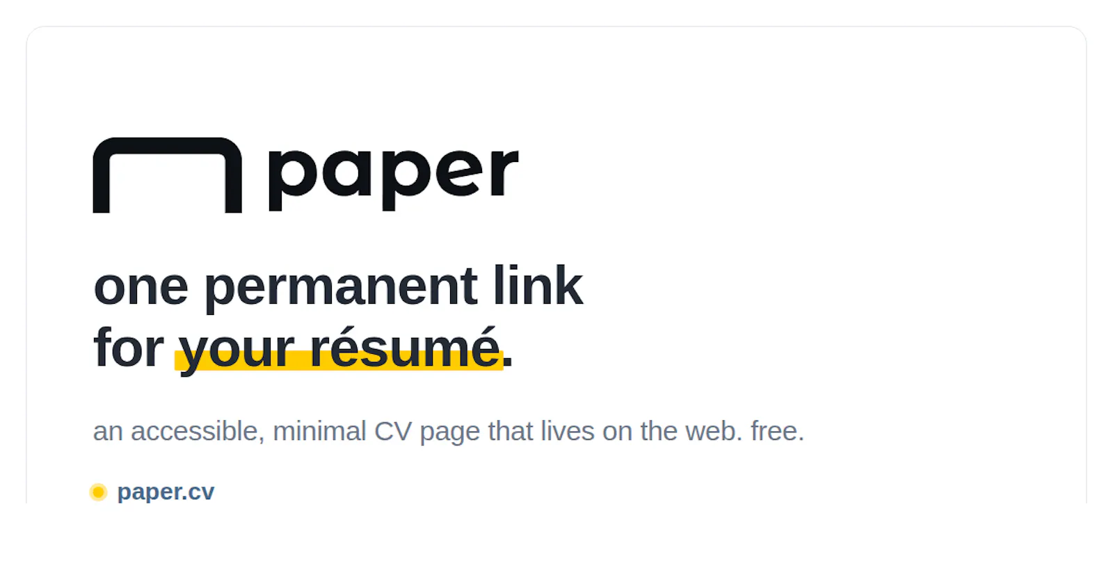 paper.cv screenshot 2