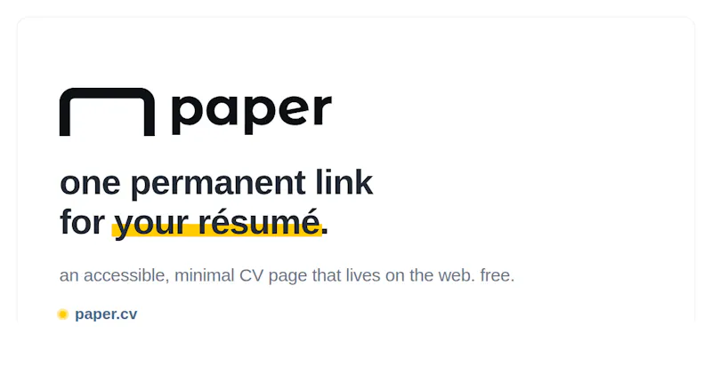 paper.cv screenshot 2