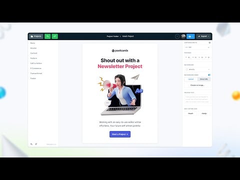 startuptile Postcards 3-Refresh your email game with an intuitive email builder + AI