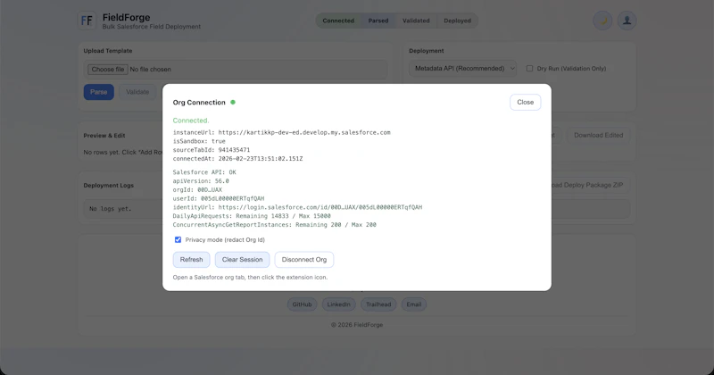 FieldForge for Salesforce screenshot 4