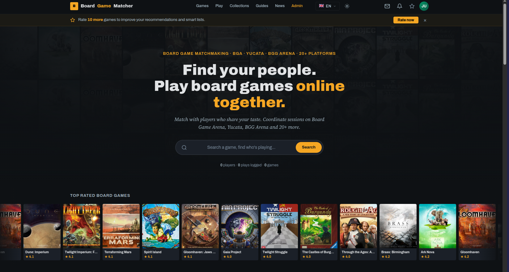 BoardGameMatcher gallery image