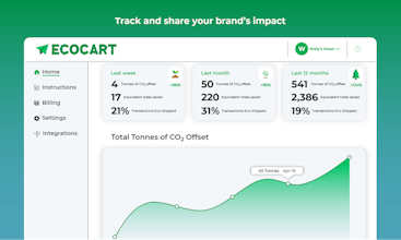EcoCart: Carbon Neutral Orders gallery image