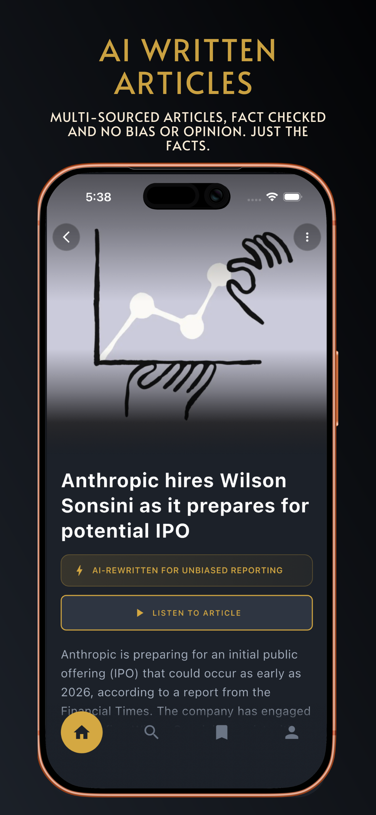 AI Driven BLTN News App Live gallery image