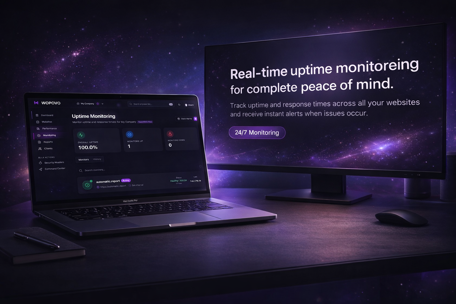 Wopovo - Main product screenshot demonstrating key features and user interface