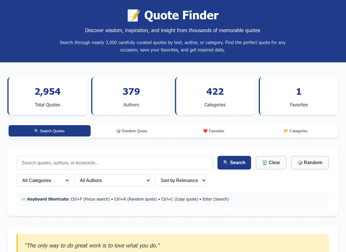 FreeWWW Quote Finder gallery image