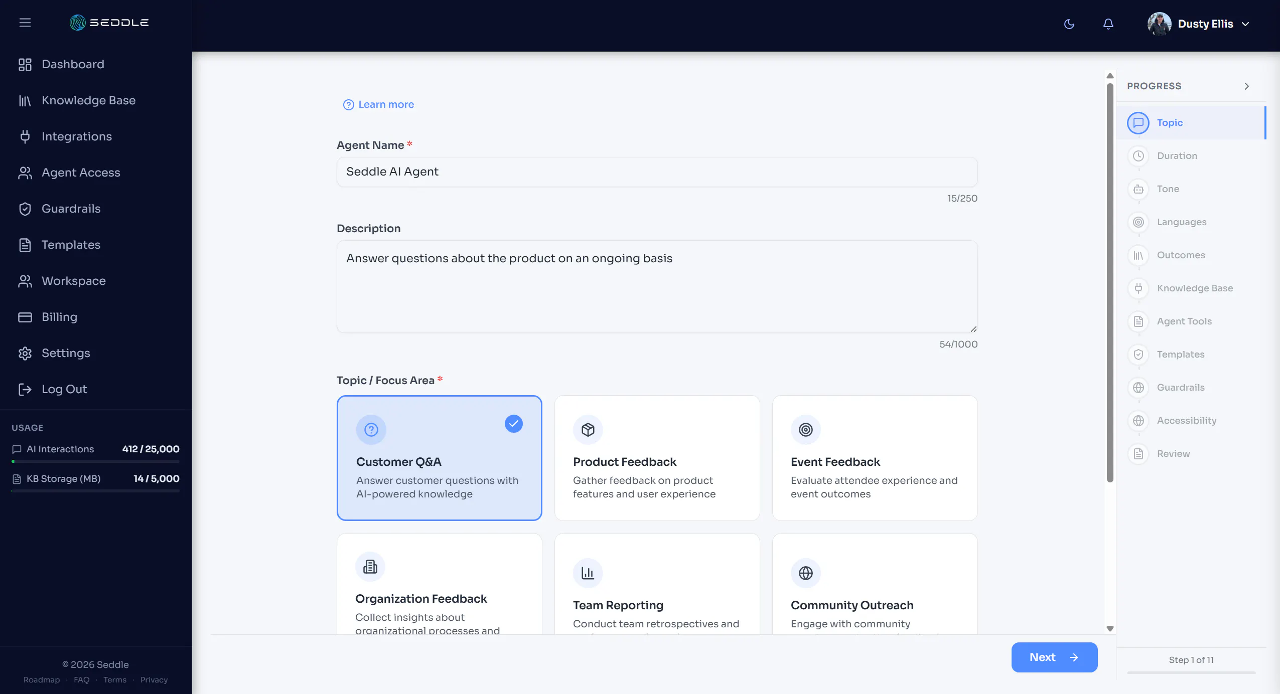 Seddle: Agents for Audience Engagement gallery image