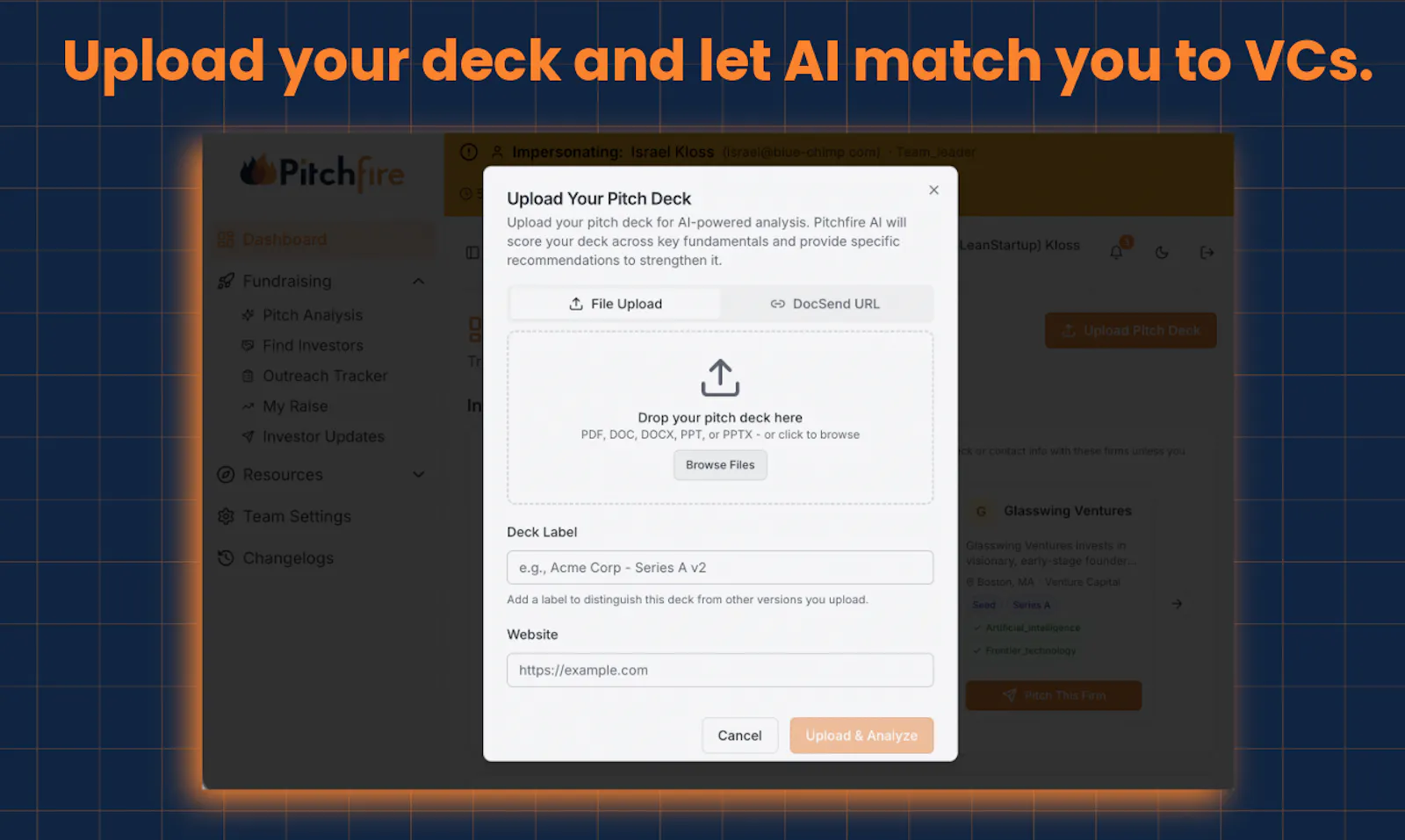 Pitchfire for Startups screenshot 3