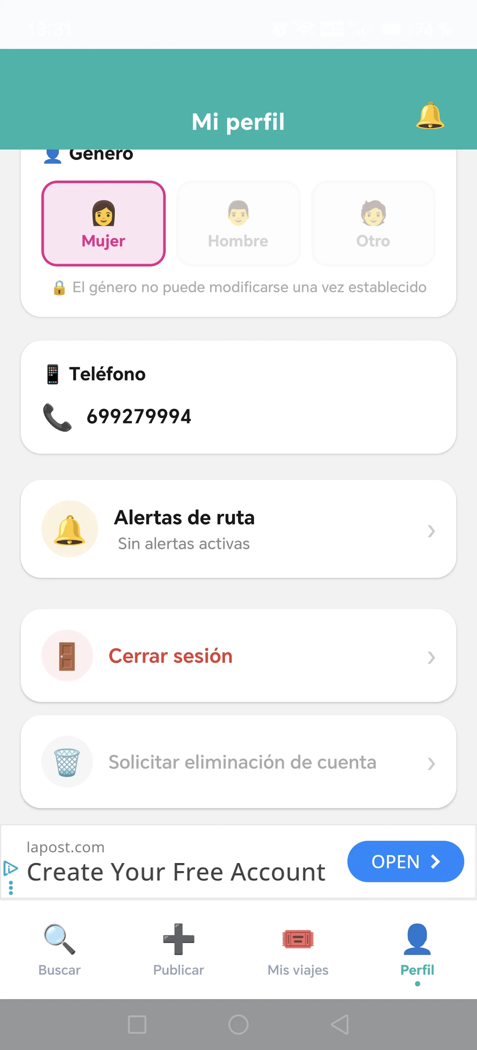 ComparteViaje screenshot 6