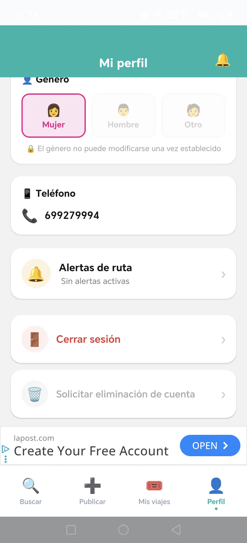 ComparteViaje screenshot 6