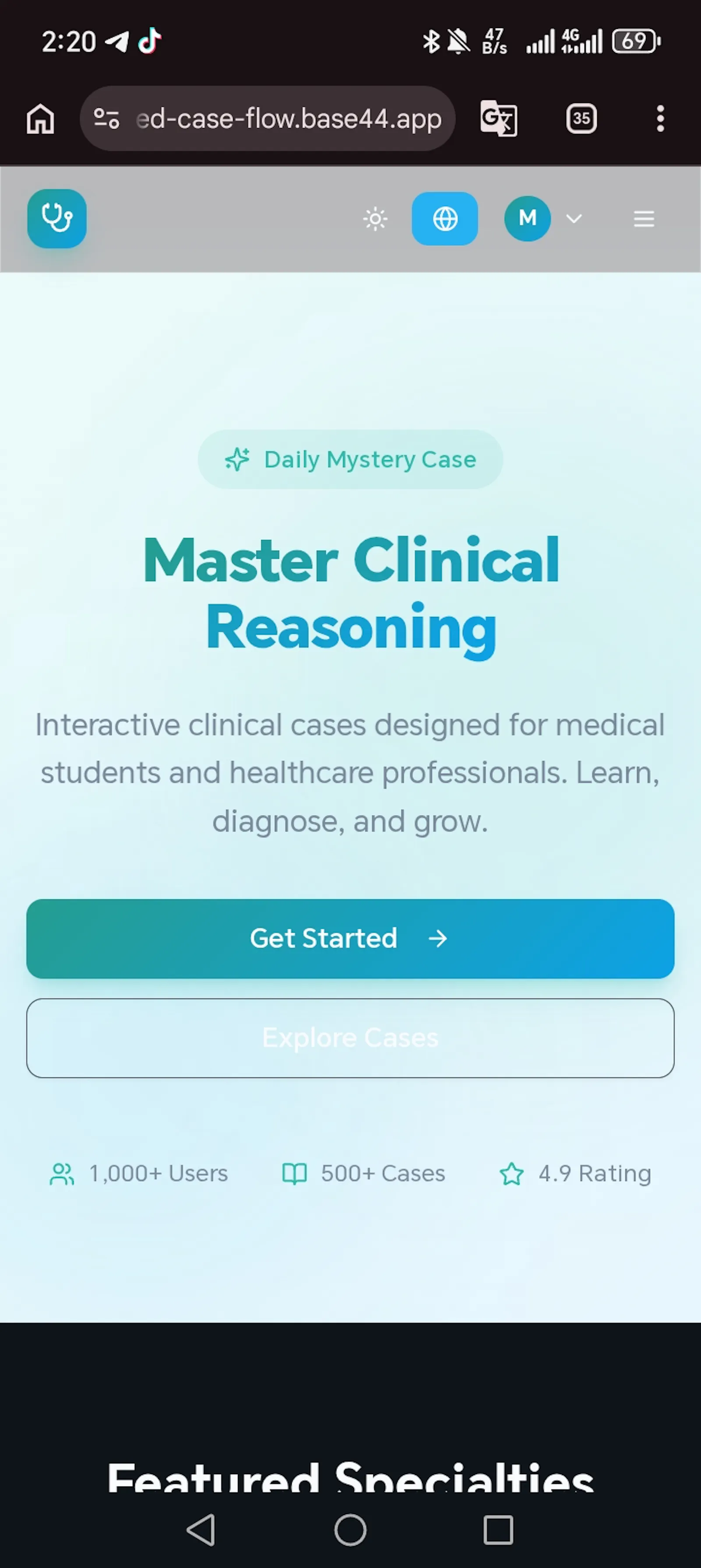 Clinical Case Hub screenshot 3