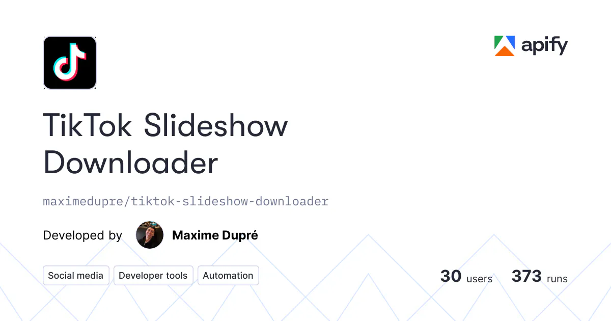 TikTok Slideshow Downloader gallery image