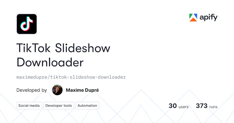 TikTok Slideshow Downloader screenshot 1