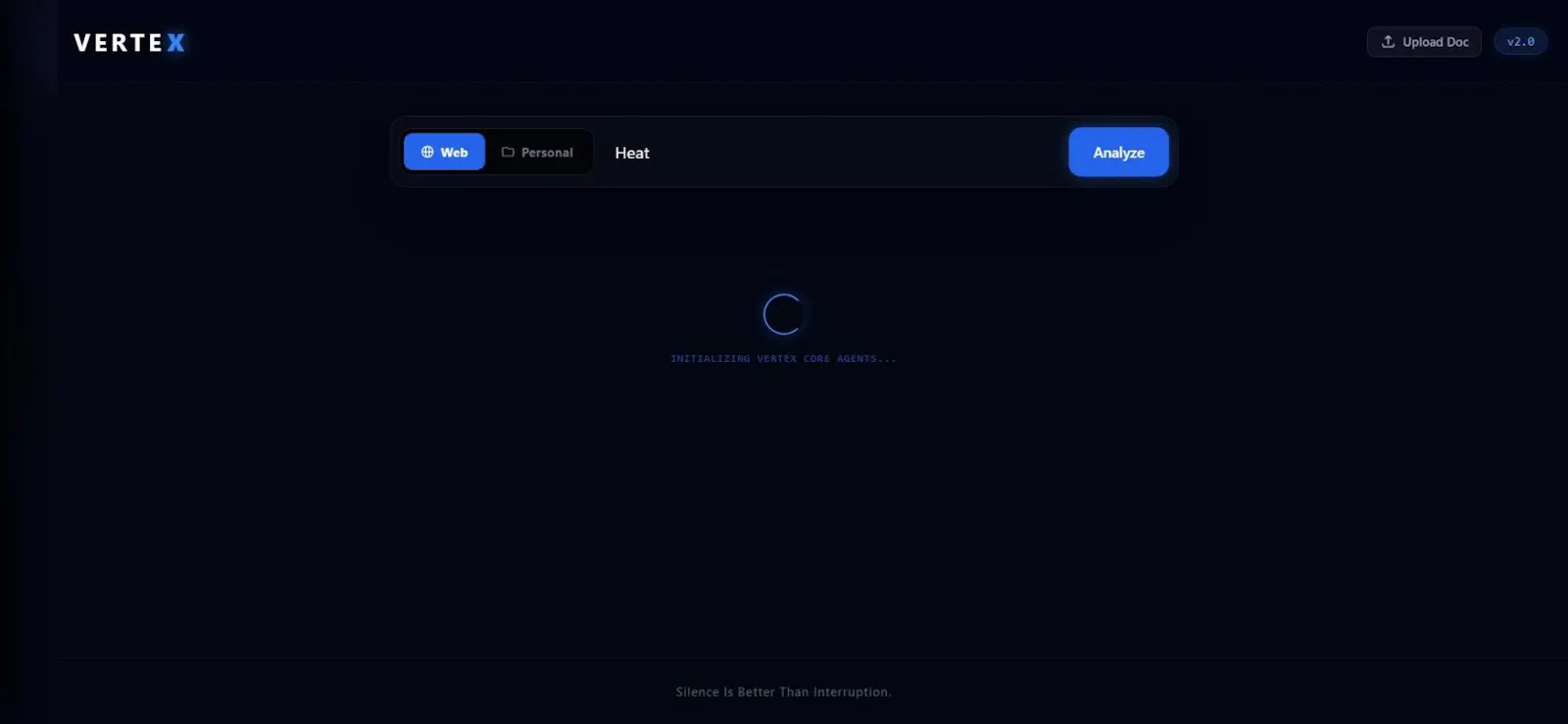 Vertex Silence Search screenshot 2