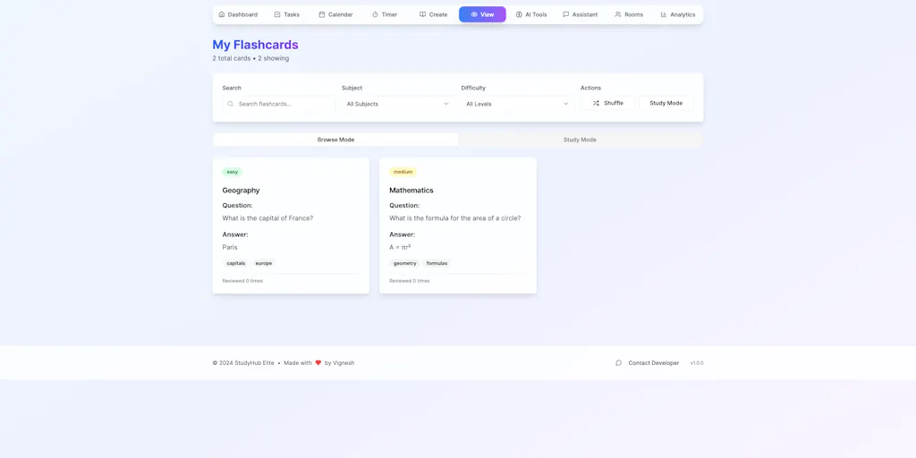 Studyhub Menu StudyHub Elite Latest Launches (2025) | Product Hunt