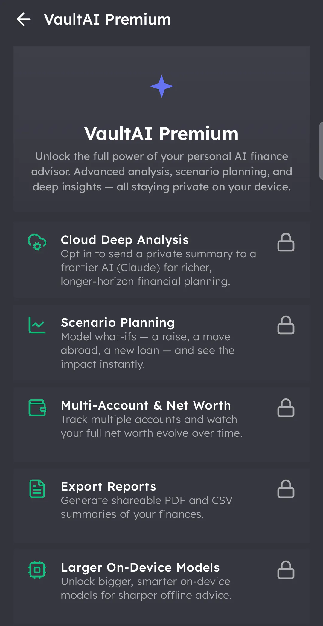 Fainto: Private Budget Tracker 截图 11