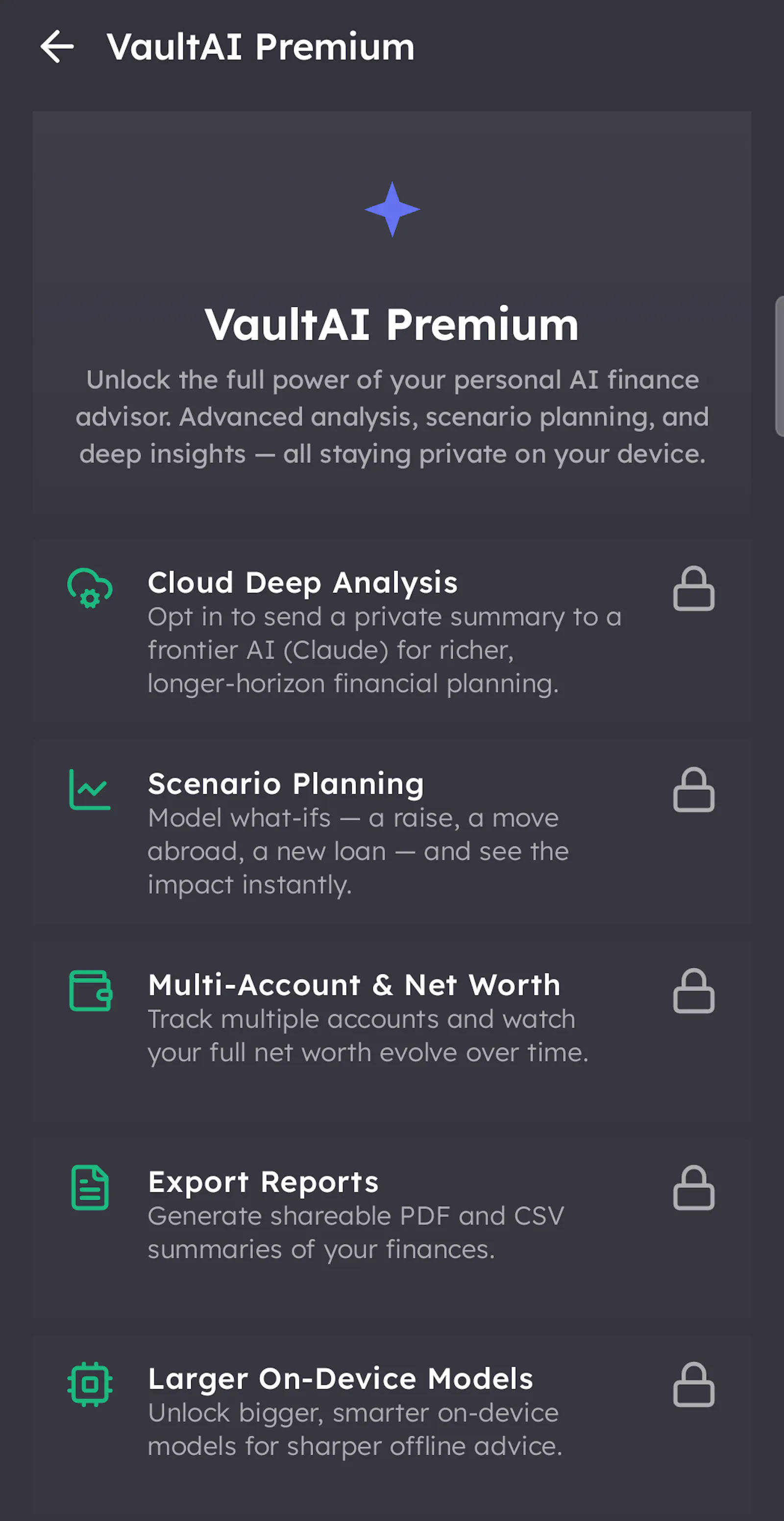 Fainto: Private Budget Tracker screenshot 12
