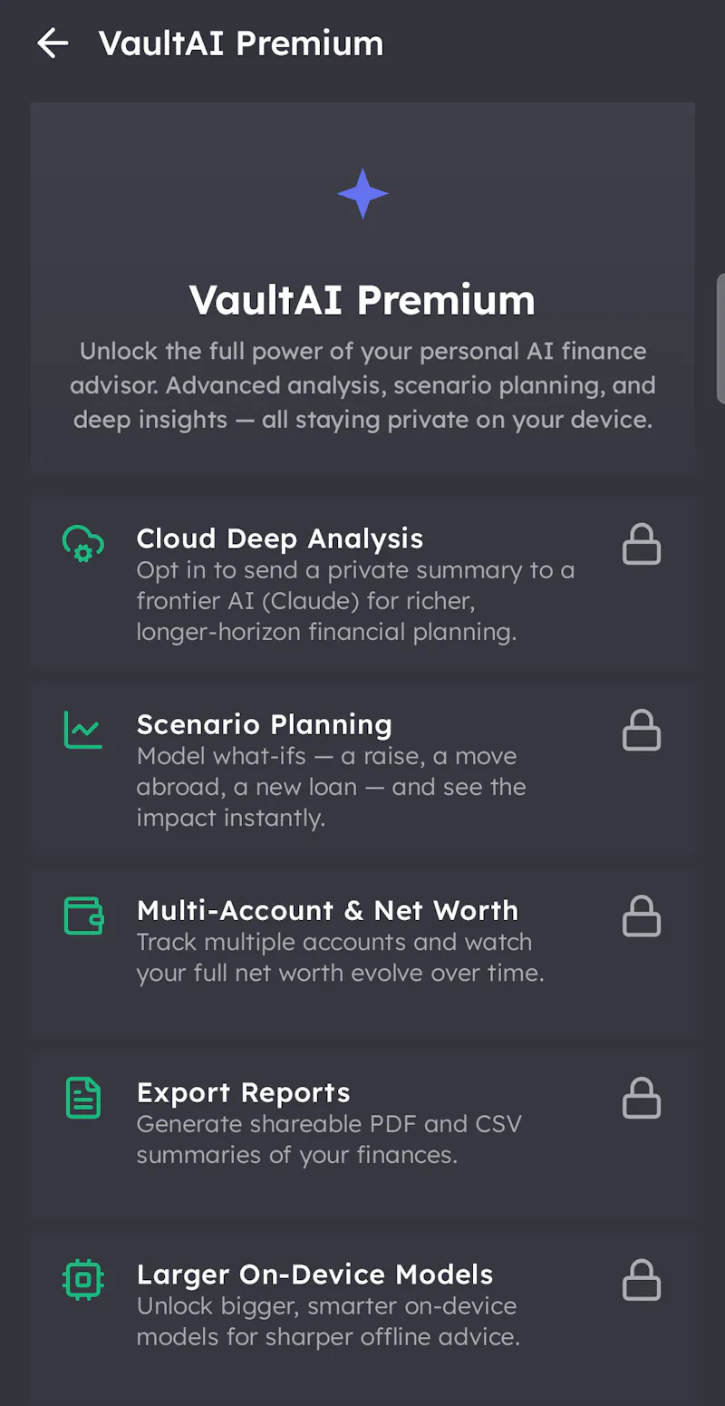 Fainto: Private Budget Tracker screenshot 12