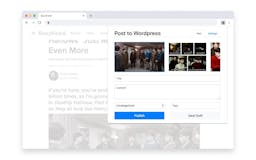 Post to Wordpress from Chrome media 2