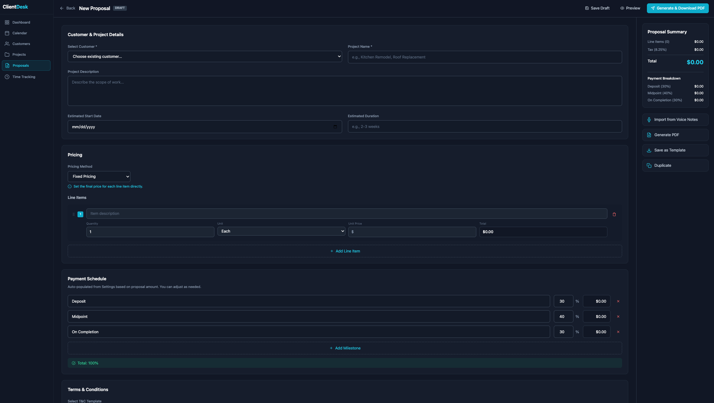 ClientDesk: Premier Admin Console + Dash gallery image