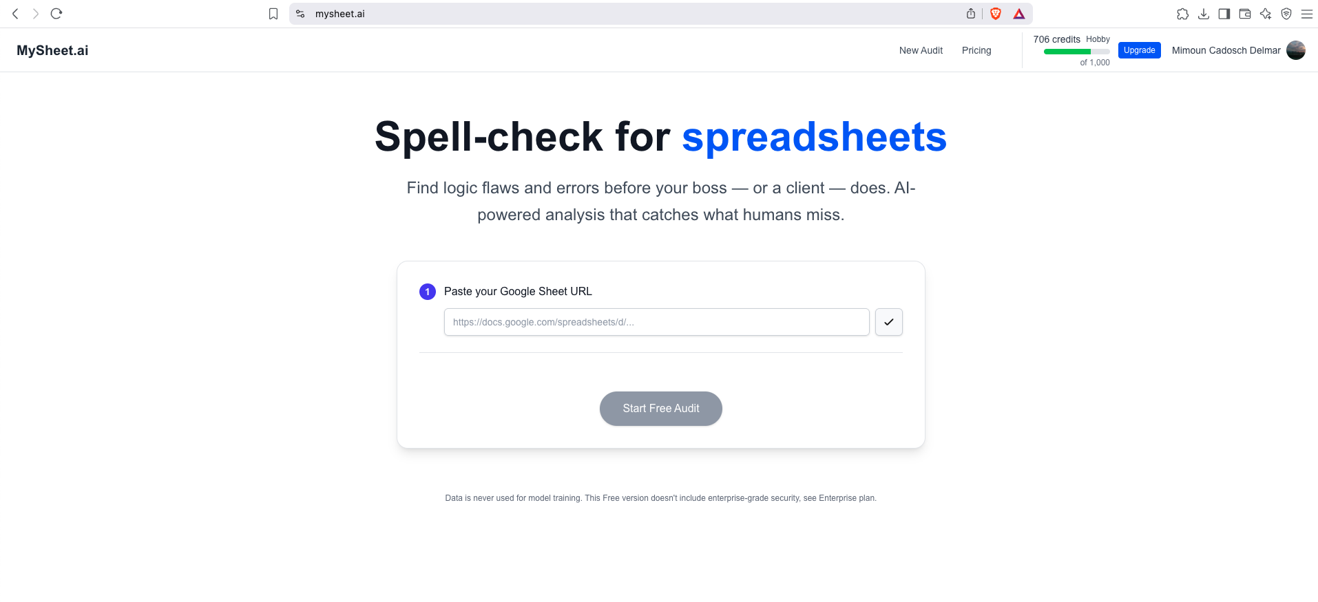 MySheet.ai media 1
