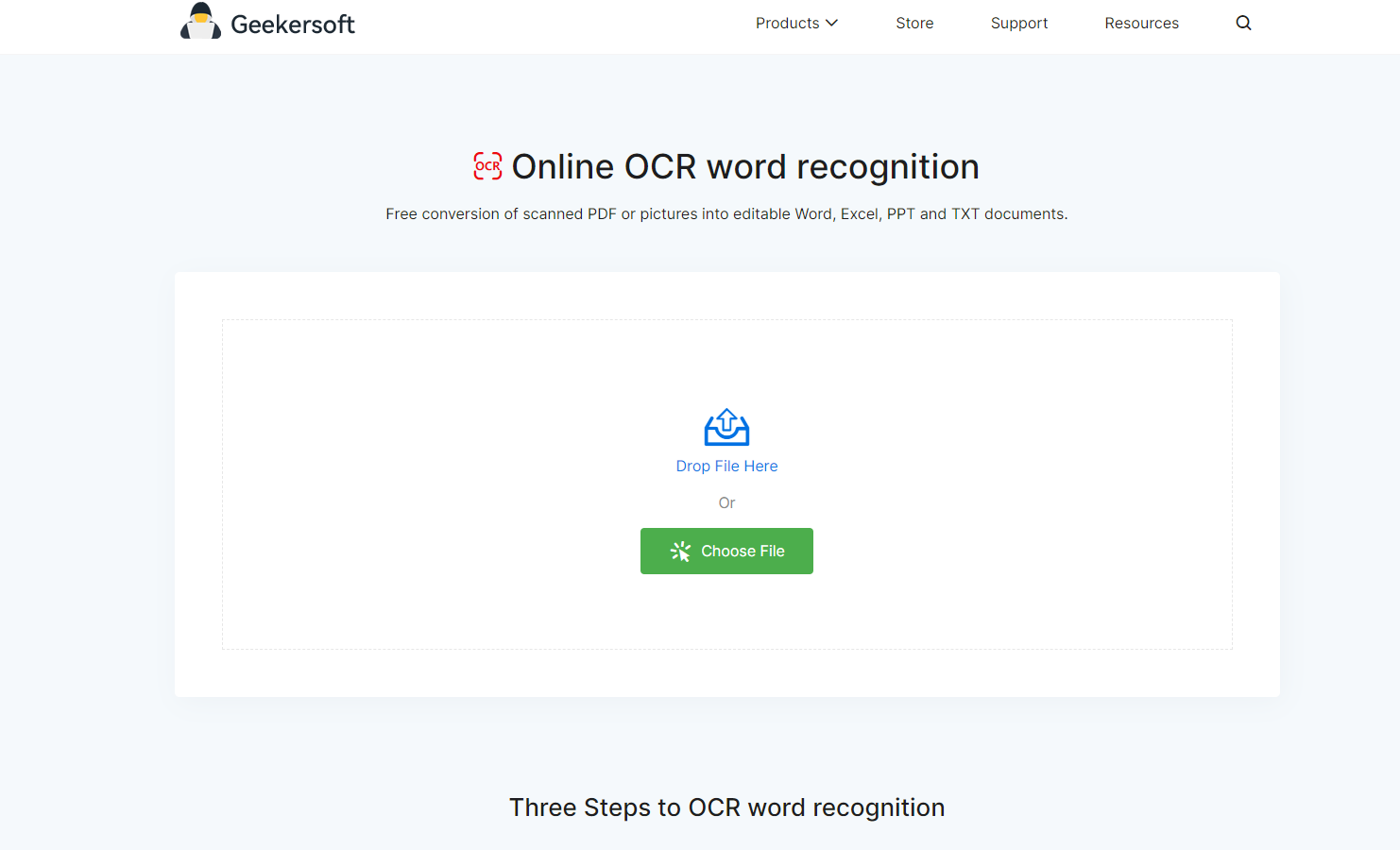 Geekersoft OCR ออนไลน์ - ช่วยคุณ ocr รูปภาพ/สแกนเป็นเอกสารคำที่แก้ไขได้ media 4