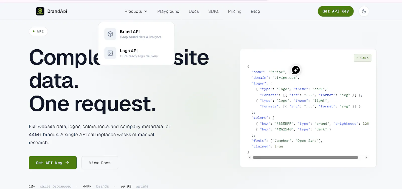BrandApi screenshot 2