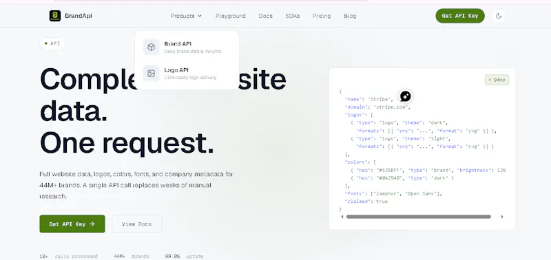 BrandApi screenshot 2