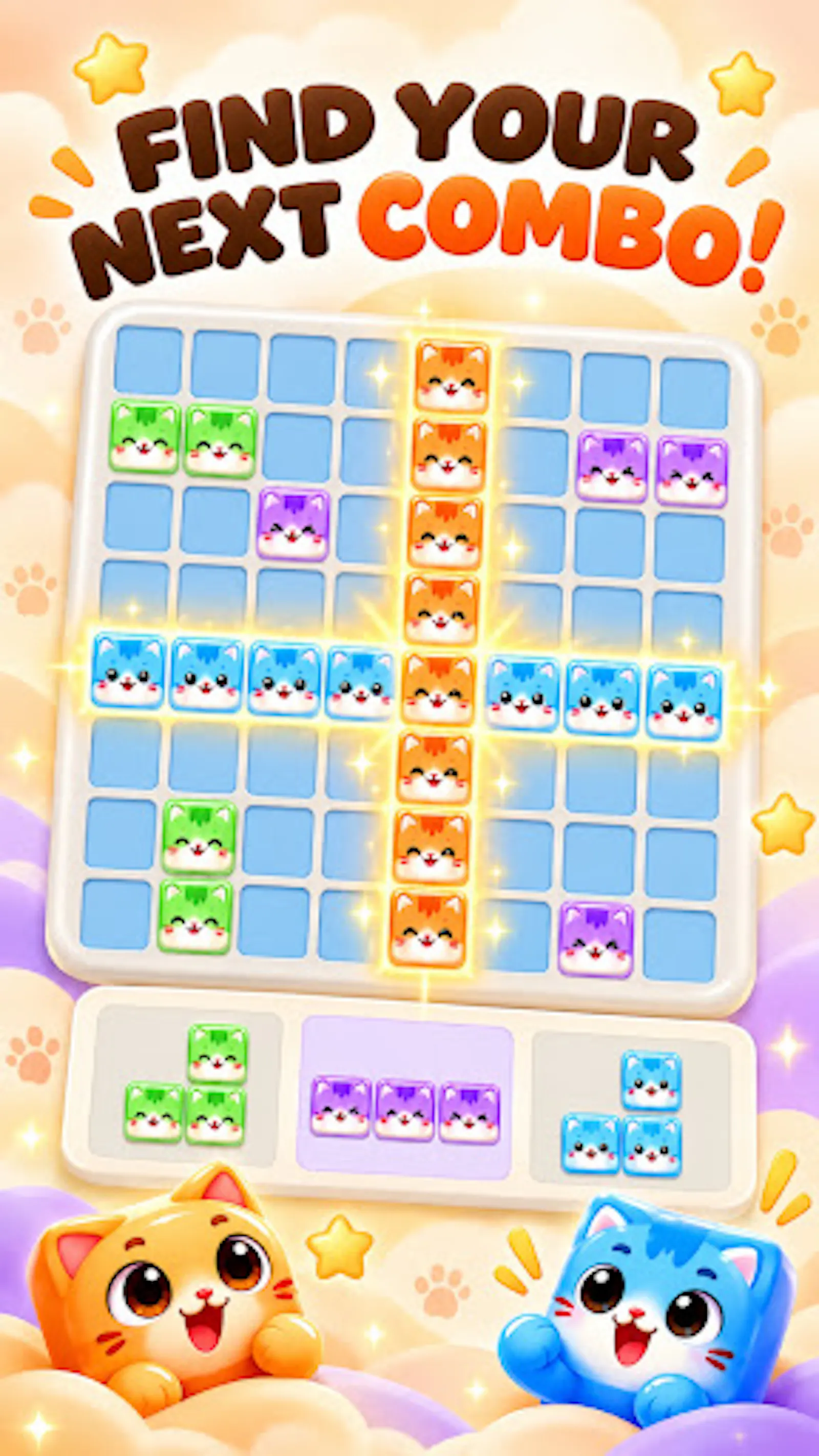 meowblast - cat puzzle block screenshot 4