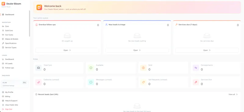 Dealer Bloom screenshot 2