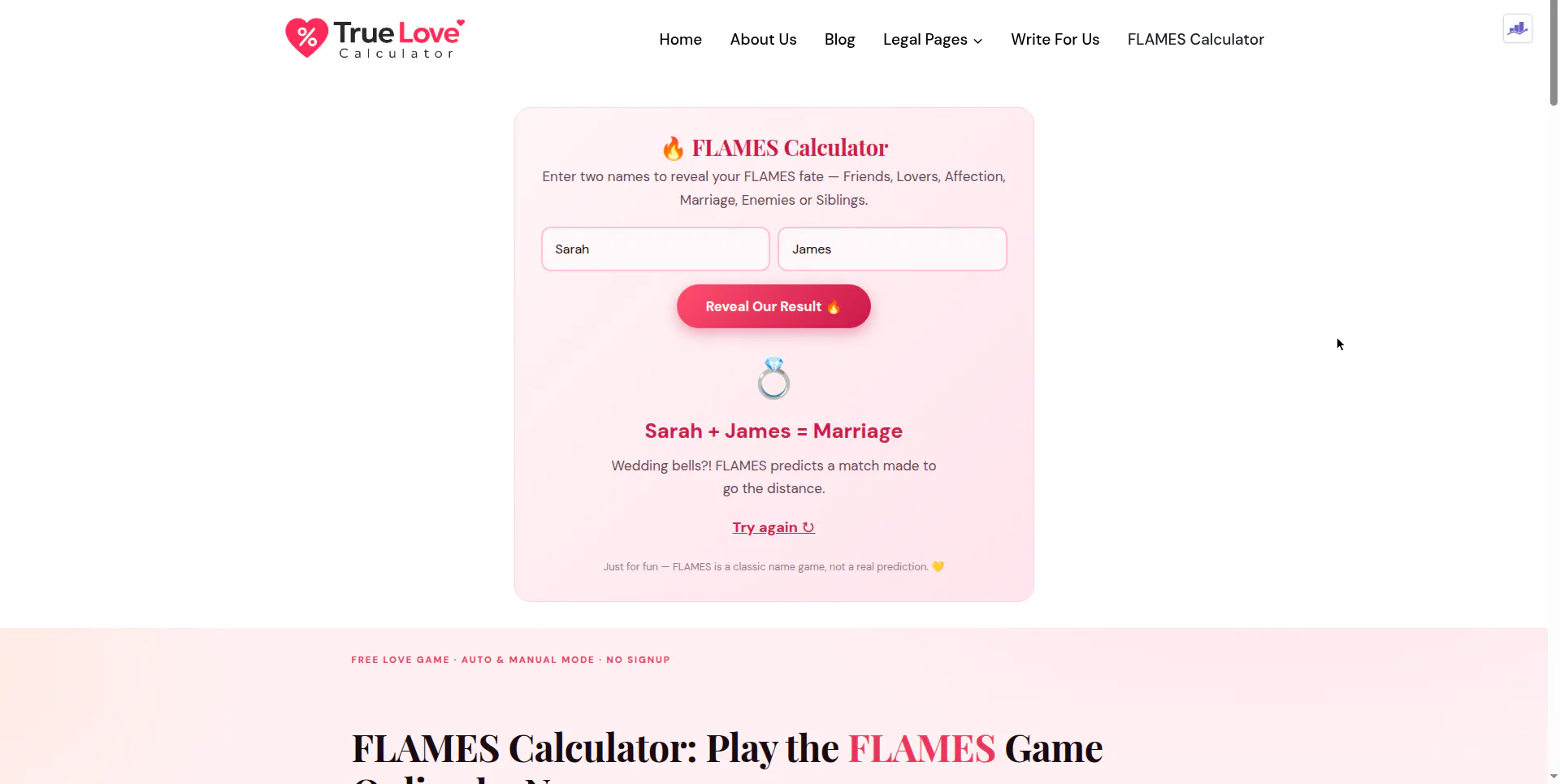 True Love Calculator gallery image
