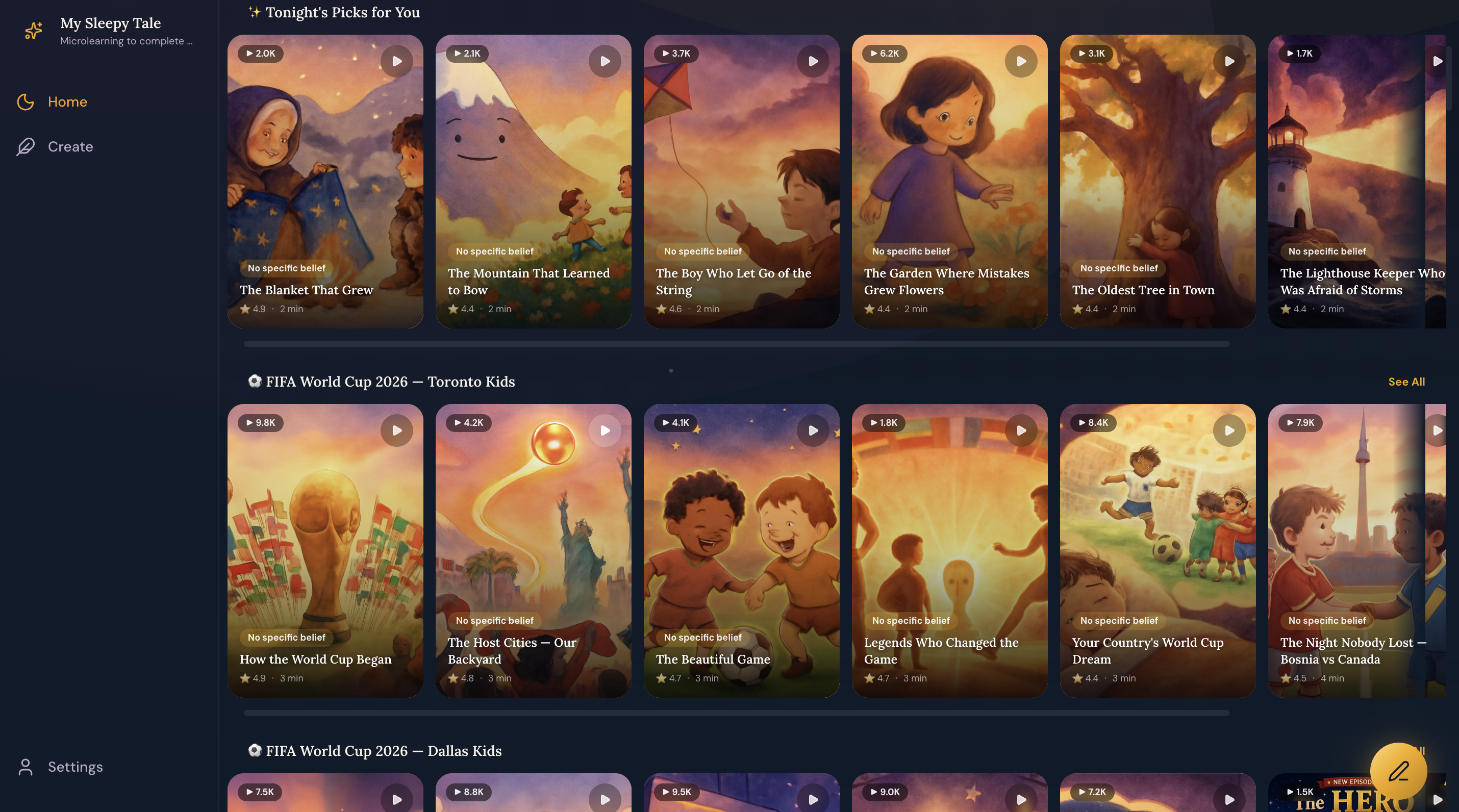 My Sleepy Tale - personalized audio book gallery image