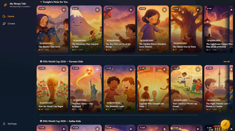 My Sleepy Tale - personalized audio book screenshot 4