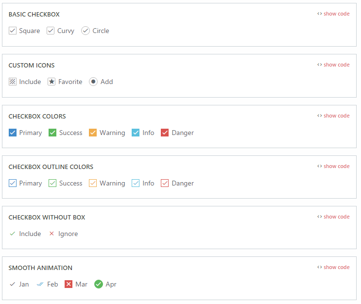 Pretty checkbox gallery image