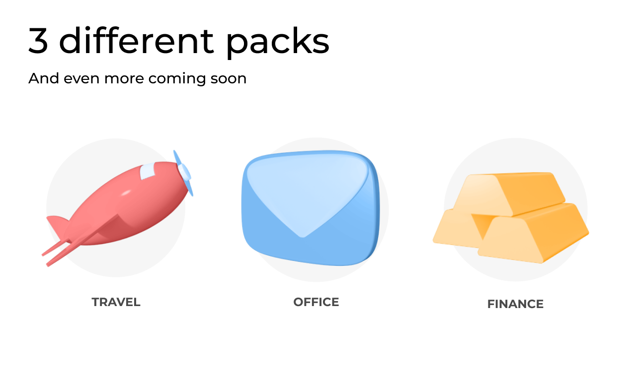 FATICONS 3D customisable icons for Figma gallery image
