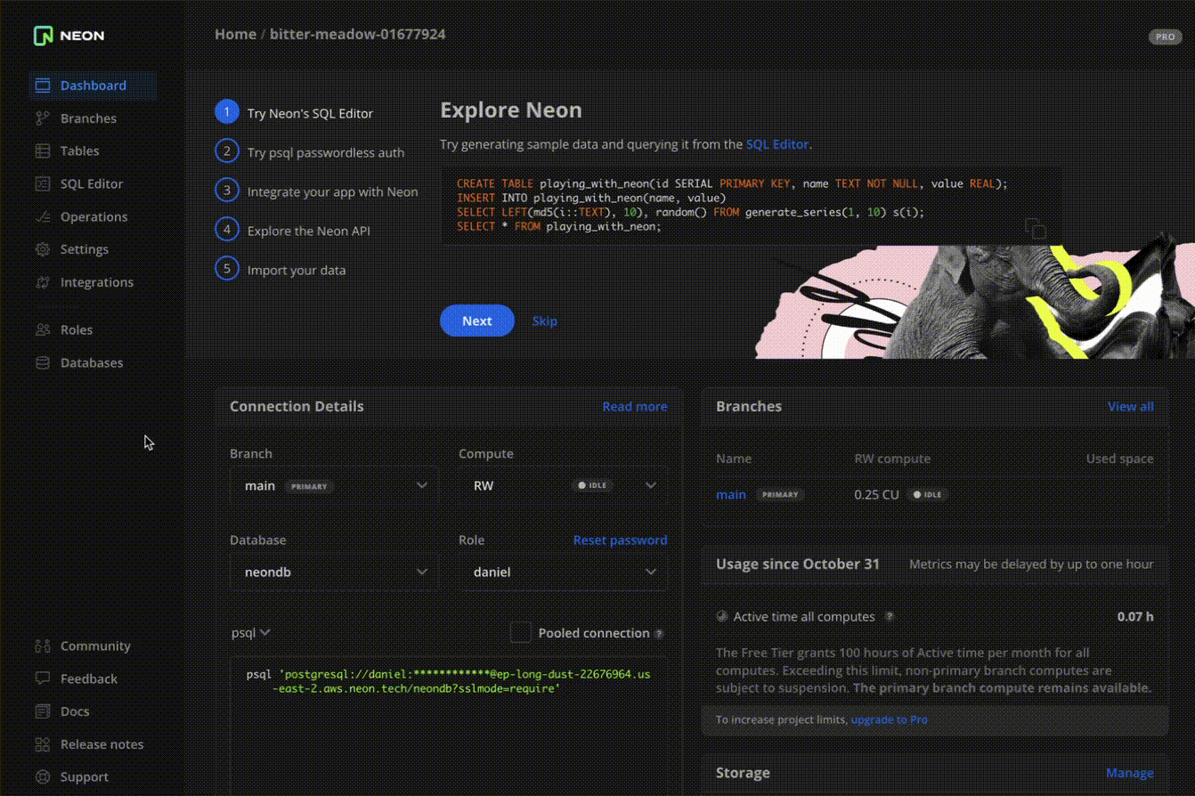 Media Neon - Postgres mendapat tanpa pelayan, tidak ada lagi penjagaan bayi infra 3