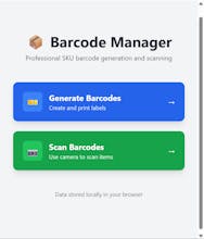 NonCon Barcode Manager gallery image