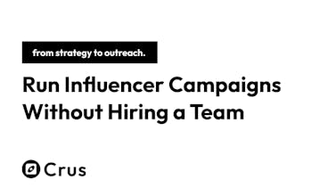Crus — AI Influencer Marketing Agent gallery image