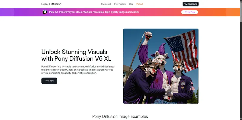 Pony Diffusion screenshot 1